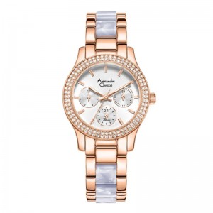 Alexandre Christie AC 2932 Rosegold Light Blue II BFBRGSLLB2